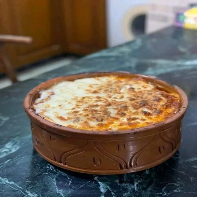 طاجن المكرونة بالفراخ